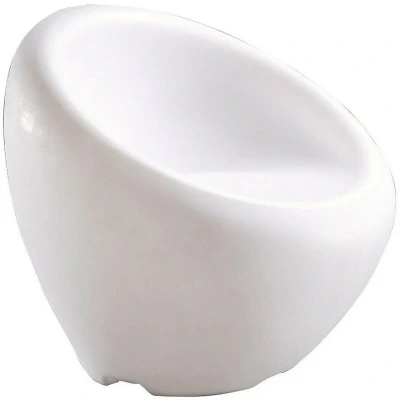 Image of Pao Chair Round No Light Outdoor, Opal White