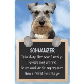 Image of Faithful Friends SCHNAUZER 3D SIGN