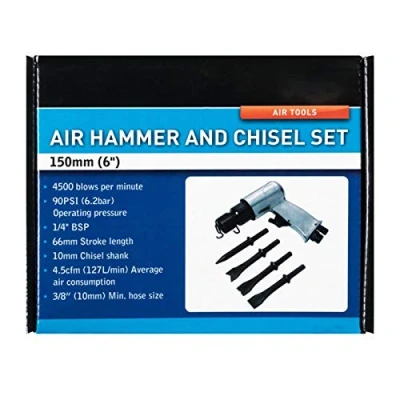 Image of BlueSpot 07951 150mm (6&quot;) Air Hammer and Chisel Set