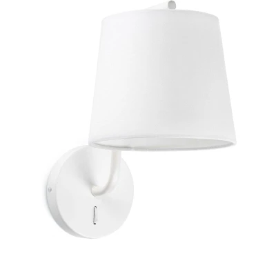 Image of Berni 1 Light Indoor Wall Lamp White, E27