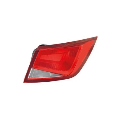 Image of 5F9945095 Rear light VALEO ORIGINAL PART 045322 Left Outer section transparent with bulbs bulb holder SEAT: Leon III Hatchback, ST