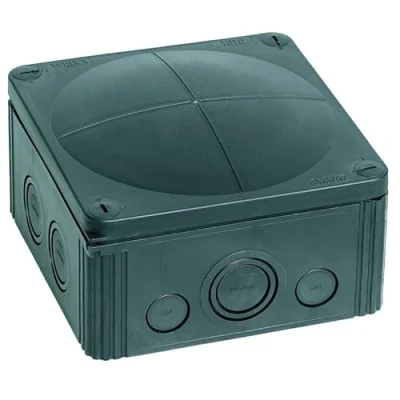 Image of Wiska Combi 1010 BK Polypropylene 160 x 140 81mm Enclosure Black IP66 10062214