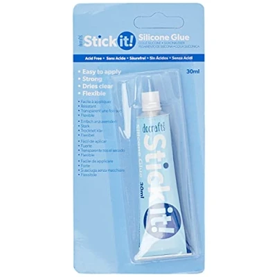 Image of Stick it 30 ml Silicone Glue Tube, Transparent
