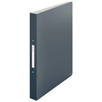 Image of Leitz 2 Ring Binder, 190 Sheet Capacity, Cosy Range, 32 mm Spine, A4, Velvet Grey, 42380089