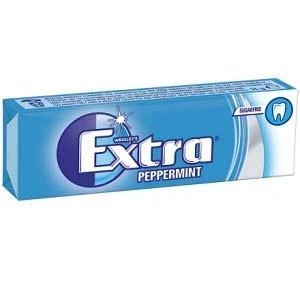 Image of 10 Packs of Original WRIGLEY&#039;S Extra Chewing Gum Fresh Stock (Peppermint)