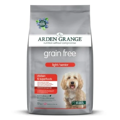 Image of Arden Grange Grain free light/senior chicken &amp; superfoods 12kg