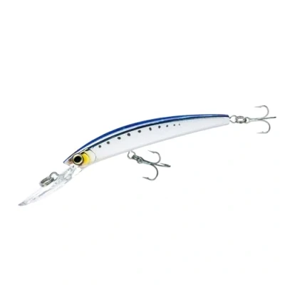 Image of Yo Zuri Crystal Minnow Deep Diver Lure, Holographic Sardine, 3 1/2 Inch