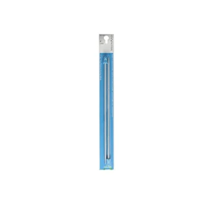 Image of MILWARD 2221207 Single Point Knitting Needles, 25cm, Silver Grey, 4mm