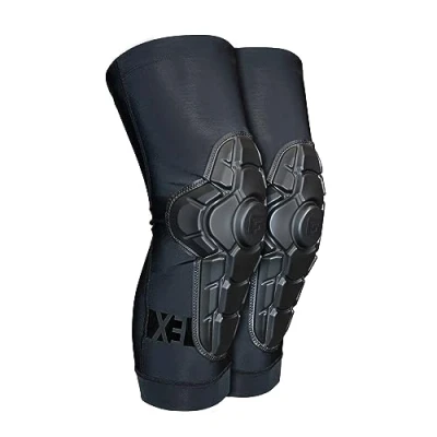 Image of G Form Pro X3 Mountain Bike Knee Guards Pads for Men &amp; Women Triple Matte Black, Adult XX Large
