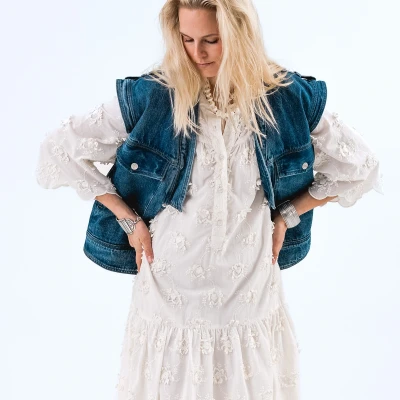 Image of Lollys Laundry SamLL Denim Vest M