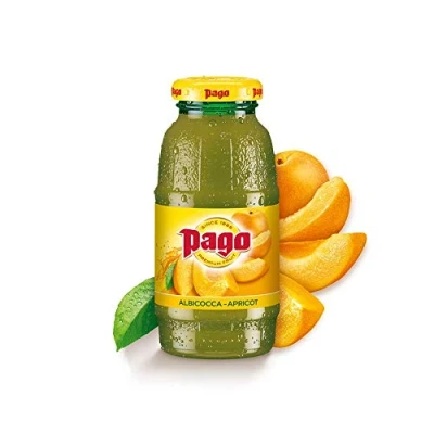 Image of Pago Apricot 100% Natural Fruits and Vegan Friendly 200ml (Pack of 12)