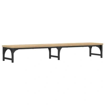 Image of vidaXL Monitor Stand Sonoma Oak 105x23x15.5 cm Engineered Wood