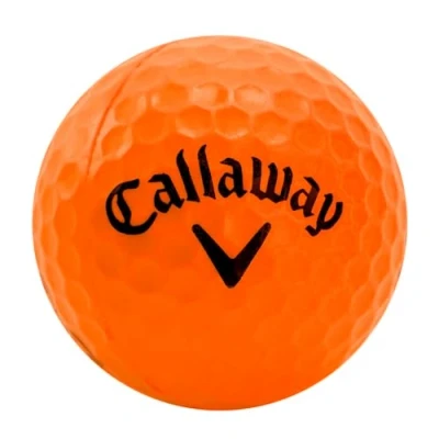 Image of Callaway Soft Flight Balls with Hex Pattern (Pack of 9) Orange