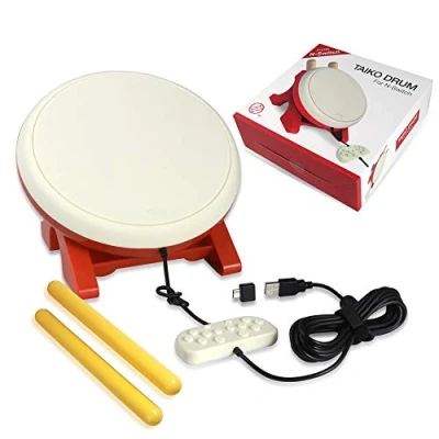 Image of OSTENT Drum Controller Sticks for Nintendo Switch Console Taiko No Tatsujin Master Video Games
