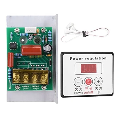 Image of SCR Digital Voltage Regulator 6000W AC 220V Electric Motor Speed Controller Dimmer Thermostat Module