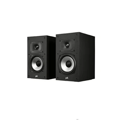 Image of Polk Audio Monitor XT20 High Resolution Bookshelf Loudspeakers, Hi Res Certified Performance, Dolby Atmos &amp; DTS:X Compatible, Black