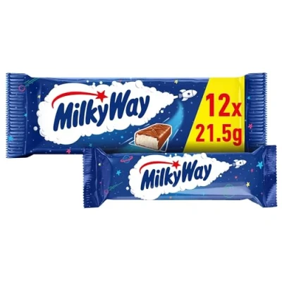 Image of Milky Way Chocolate Bar, Nougat and Chocolate, 12 x 21.5g