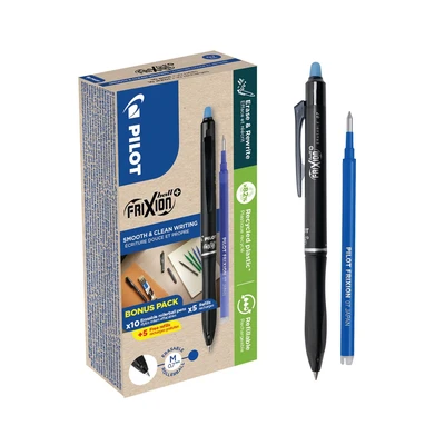Image of Pilot Greenpack Frixion Ball+ Blue 10+10 (Pack of 20) WLT440037