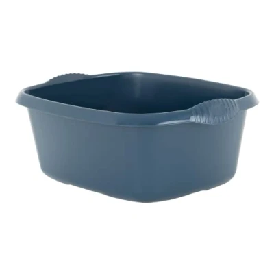 Image of washing Up bowl 39cm Rectangular Navy Blue
