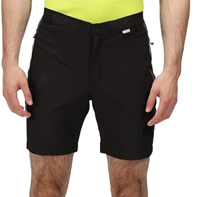 Image of Regatta Mens Mountain Walking Shorts Black/India Grey 36
