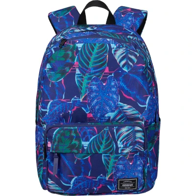Image of American Tourister Unisex Urban Groove Backpack (Pack of 1), Multicoloured (Black Triangle), standard size, Backpacks