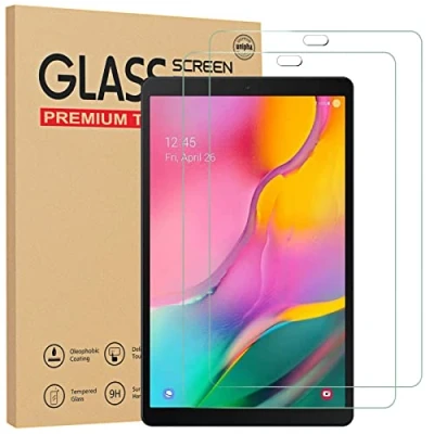 Image of Gerutek Screen Protector for Samsung Galaxy Tab A 10.1 2019, SMT510/T515 Tempered Glass [Ultra Clear][Anti Scratch][Bubble Free][Anti Fingerprint] inch 2019