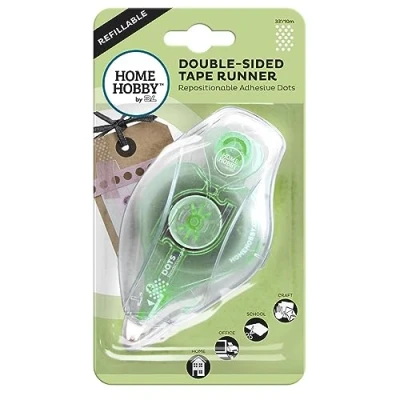 Image of HomeHobby by 3L Double Sided Tape Runner Refillable Dots Repositionable 10m
