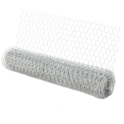 Image of Chicken Wire Mesh, 40cm x 5m Floral Net Galvanized Hexagonal Netting for Crafts and Gardening