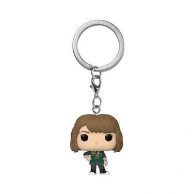Image of Funko Pop! Keychain: Stranger Things Robin Novelty Keyring Collectable Mini Figure Stocking Filler Gift Idea Official Merchandise TV Fans Backpack Decor