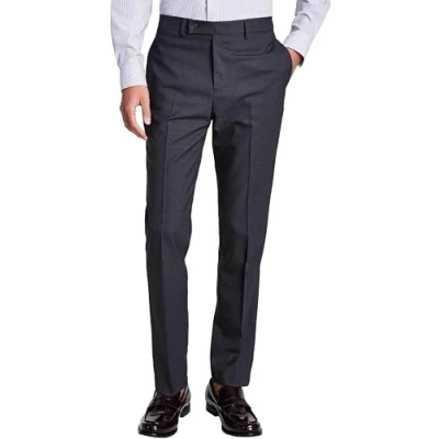 Image of Calvin Klein Men&#039;s Slim Fit Dress Pant, Grey, 34W / 34L
