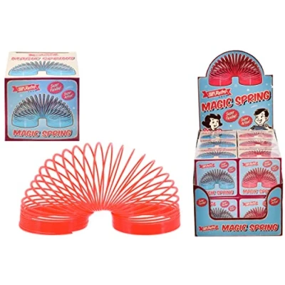 Image of KandyToys SupeRetro Colourful Magic Coil Spring Kids Slinky Toy Retro Toys
