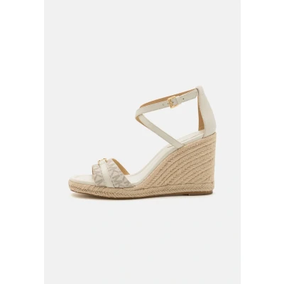 Image of Michael Kors Mandy Espadrilles, Women&#039;s, Size: 6, Van/cream Leather