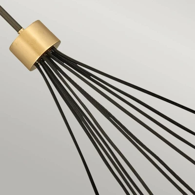 Image of Hinkley Astrid Cluster Pendant Ceiling Light Metallic Matte Bronze with Deluxe Gold Accents,