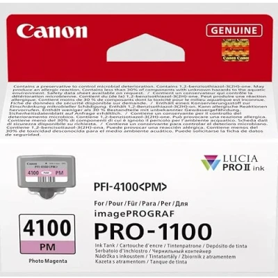 Image of Canon PFI 4100 Photo Magenta Ink 6782C001