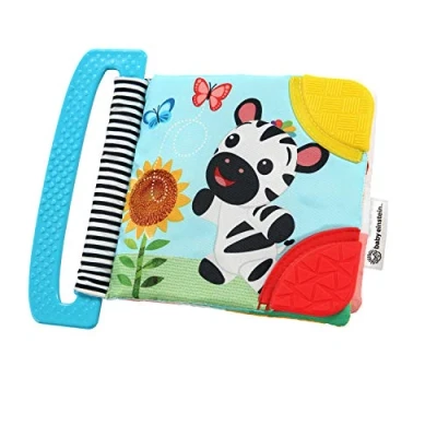 Image of Baby Einstein Curious Explorers Teether Book Take Along Toy, Ages Newborn +