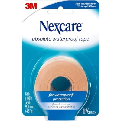 Image of Nexcare Absolute Waterproof Wide Tape 1.5&#039; X 5 Yards, 1 Ct Packages