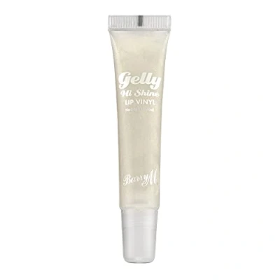 Image of Barry M Gelly Hi Shine Lip Vinyl Gloss, Shade Modest Clear with Shimmer Glossy Finish