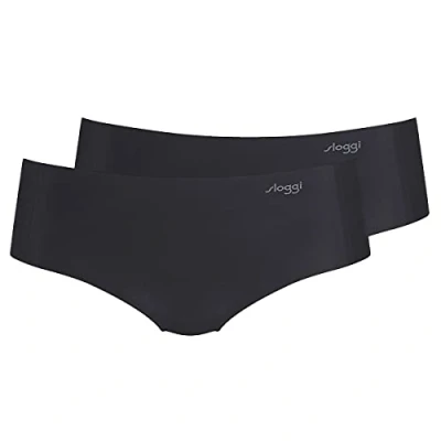 Image of Sloggi Women&#039;s ZERO Feel Hipster 2P EX Briefs, BLACK, S