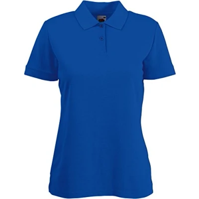 Image of Fruit of the Loom SS092M, Polo Woman, Blue (Royal Blue), M