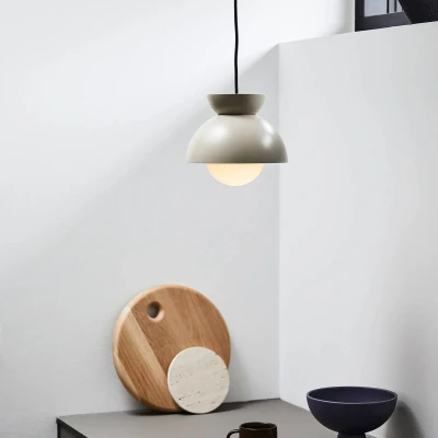 Image of Frandsen Butterfly pendant light, beige, Ø 21 cm