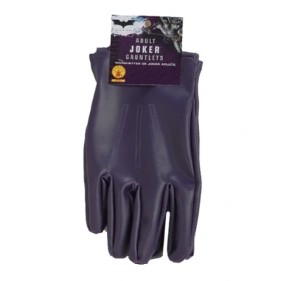 Image of The Joker Gloves Licensed Adult Fancy Dress Accessory