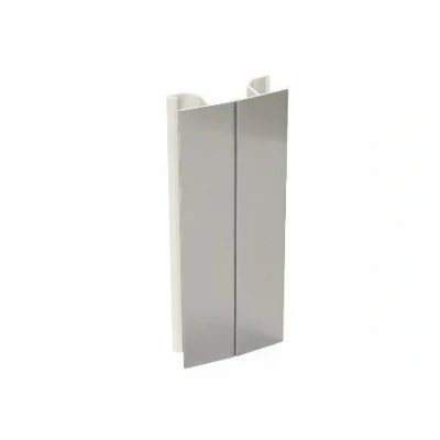 Image of HARDWARE FOR YOU LTD 1 STAINLESS STEEL FINISH 100MM FLEXIBLE ANGLE KITCHEN PLINTH KICK BOARD UNIT FURNITURE CABINET
