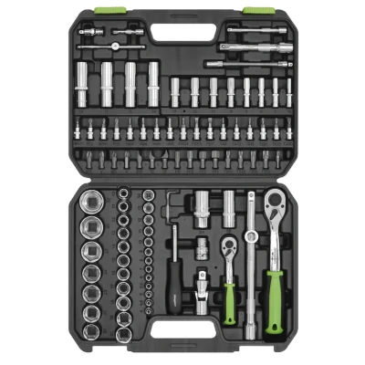 Image of Siegen Socket Set 94pc 1/4&quot; &amp; 1/2&quot;Sq Drive WallDrive® Metric