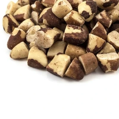 Image of Sussex Wholefoods Organic Broken Brazil Nuts 500g: Nutrient Rich Superfood for Snacking and Cooking!