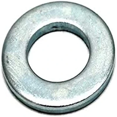 Image of Merriway BH03680 (25 Pcs) Flat Steel Washer, M3 (1/8 inch) Bright Zinc Plated Pack of 25 Pieces
