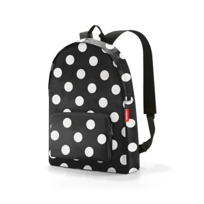 Image of Reisenthel AP7073 MINI MAXI RUCKSACK DOTS WHITE Gym Bag Women&#039;s Size Unica