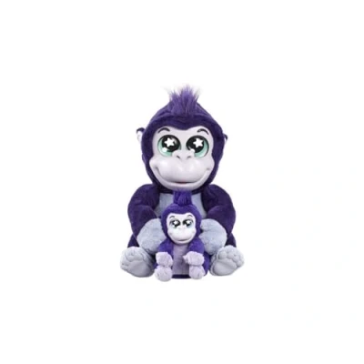 Image of Animagic: Tiki and Toko Gorillas, Super Soft Interactive Gorilla Plushes with Over 100 Sounds Movements, for Kids Aged 4+