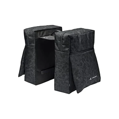 Image of VAUDE TwinZipper Double Rear Bicycle Bag with 48 litres Rain Cover