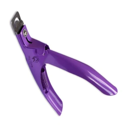 Image of Nail Clippers Tip Cutters for Acrylic False Fake Gel Artificial Nails Rustproof Sharp Professional Manicure Pedicure Trimmer Care Tools (Purple)