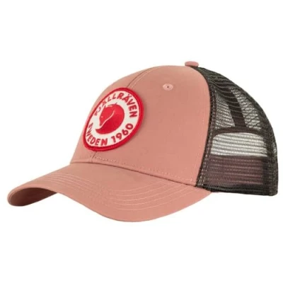 Image of Fjällräven Unisex 1960 Logo Långtradarkeps/Hat, Dusty Rose, L EU